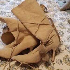 Really sharp suede boots